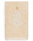 Christmas Tree Scroll 100% Turkish Cotton 2-Pc. Hand Towel Set