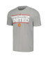 Men's Gray Manchester United Lockup T-shirt