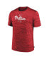 Фото #3 товара Men's Red Philadelphia Phillies Authentic Collection Velocity Performance Practice T-Shirt