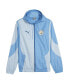ფოტო #2 პროდუქტის Men's Blue Manchester City 2023/24 Pre-Match Full-Zip Hoodie Jacket