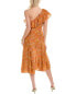 Фото #2 товара Платье женское Rebecca Taylor Isabelle Silk Midi Dress