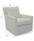 Henwick 29" Fabric Swivel Chair, Created for Macy's