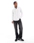 BOSS Orange mysoft slim fit jersey shirt in white weiß, XS - W24-27 - фото #2