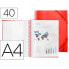 Фото #3 товара Папка-визитка с обложкой и спиралью Liderpapel из прозрачного полипропилена DIN A4 черная