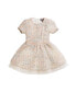 Фото #1 товара Платье для малышей IMOGA Collection NOVA FW23 CONFETTI NOVELTY JACQUARD, TWEED, PLEATED MESH