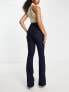 Фото #2 товара River Island Tall Amelie flare jean in dark blue