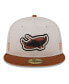 Фото #3 товара Men's Stone, Brown Tampa Bay Rays 2024 Clubhouse 59FIFTY Fitted Hat