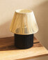 Table lamp with cord shade x collagerie