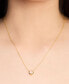 Фото #3 товара 23k Gold-Plated Sterling Silver Pendant Necklace, 16" + 3" extender