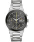 ფოტო #1 პროდუქტის Men's Chronograph Modern Millennia Stainless Steel Bracelet Watch 41mm