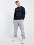 Tommy Hilfiger embroidered logo sweatshirt in navy