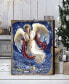 Фото #1 товара Peace on Earth Wood Handcrafted Wall Home Decor, 12" x 9"