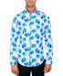 Фото #1 товара Men's Regular-Fit Non-Iron Performance Stretch Floral-Print Button-Down Shirt