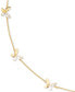 Фото #2 товара kate spade new york gold-Tone Crystal Social Butterfly Station Necklace, 17" + 3" extender