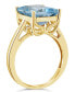 ფოტო #3 პროდუქტის Topaz (4-1/4 ct. t.w.) Ring in 14K Yellow Gold