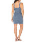 ფოტო #2 პროდუქტის Juniors' Sleeveless Denim Bodycon Dress