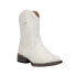 Фото #2 товара Roper Galore Glitter Square Toe Cowboy Toddler Girls White Casual Boots 09-017-