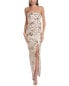 Aidan Mattox Strapless Mermaid Gown Women's Gold 4