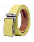 Men's Genuine Leather Crocodile Design Dress Belt with Automatic Buckle