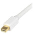 Фото #2 товара StarTech.com 6ft (2m) Mini DisplayPort to HDMI Cable - 4K 30Hz Video - mDP to HDMI Adapter Cable - Mini DP or Thunderbolt 1/2 Mac/PC to HDMI Monitor - mDP to HDMI Converter Cord - White - 2 m - Mini DisplayPort - HDMI Type A (Standard) - Male - Male - Straight