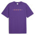 Фото #3 товара Puma Classics Love Marathon Graphic Crew Neck Short Sleeve T-Shirt Mens Purple C