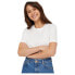 ფოტო #6 პროდუქტის PIECES Ria Fold Up Solid short sleeve T-shirt