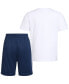 ფოტო #5 პროდუქტის Toddler & Little Boys 2-Pc. Logo Graphic T-Shirt & 3-Stripes Mesh Shorts Set
