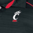 NCAA Cincinnati Bearcats Men's Faded Striped Short Sleeve Polo Shirt - S