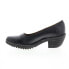 Fly London Wasb WASB343FLY-000 Womens Black Leather Ballet Flats Shoes