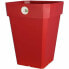 Plant pot Riviera Red Squared 49 x 49 x 50 cm