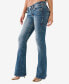 Фото #3 товара Women's Joey Low Rise Super T Flare Jeans