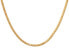 Elegant gilded steel necklace