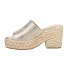 Фото #3 товара Corkys Solstice Platform Womens Gold Casual Sandals 41-0260-GOMT