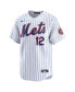 Men's Francisco Lindor White New York Mets Home Limited Player Jersey