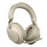 Фото #7 товара Jabra Evolve2 85 - MS Stereo - Headset - Head-band - Office/Call center - Beige - Binaural - Bluetooth pairing - Play/Pause - Track < - Track > - Volume + - Volume -