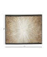Фото #2 товара Canvas Radial Starburst Framed Wall Art with Black Frame, 71" x 1" x 20"