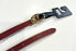 Levi’s Women’s Belt Brown Leather Mini Western Size M Brass New