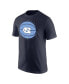 Фото #3 товара Men's Navy North Carolina Tar Heels Basketball Logo T-shirt