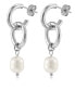 Decent steel earrings with pearls VAAJDE201463S