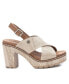 ფოტო #3 პროდუქტის Women's Heeled Platform Sandals By