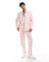 Фото #3 товара Viggo eriksen checked suit jacket in light pink