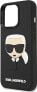 Karl Lagerfeld Karl Lagerfeld KLHCP13LKH3DBK iPhone 13 Pro / 13 6,1" czarny/black hardcase 3D Rubber Karl`s Head