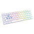 Фото #1 товара Клавиатура Savio WHITEOUT X2 BLUE Белый Qwerty US