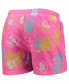 ფოტო #4 პროდუქტის Men's Pink Florida State Seminoles Neon Floral Swim Trunks