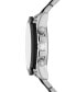 ფოტო #3 პროდუქტის Men's Three Hand Silver-Tone Alloy Watch 44mm