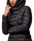 ფოტო #3 პროდუქტის Women's Asymmetric Hooded Down Puffer Coat