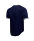 Фото #2 товара Men's Navy Dallas Cowboys Triple Tonal Mesh Button-Up Shirt