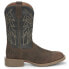 Фото #1 товара Justin Boots Rendon Water Buffalo 11" Round Toe Cowboy Mens Brown Casual Boots