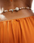 Фото #4 товара Billabong on island time ruched hike bikini bottom in orange