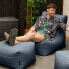 Sitzsack Sessel Outdoor mit Hocker